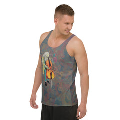 Floral Freedom Men's Tank Top Back View