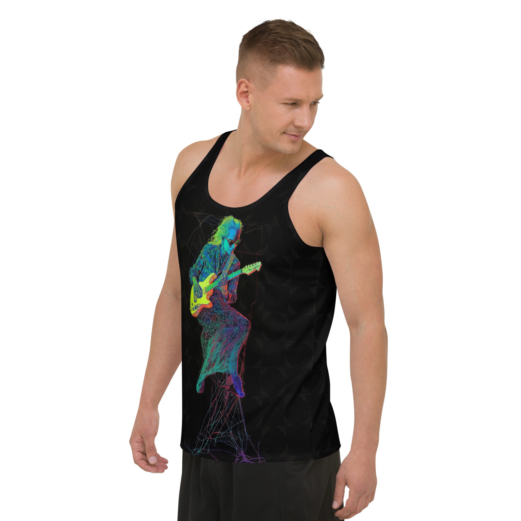 Wildflower Wonder Men's Tank Top - Side View