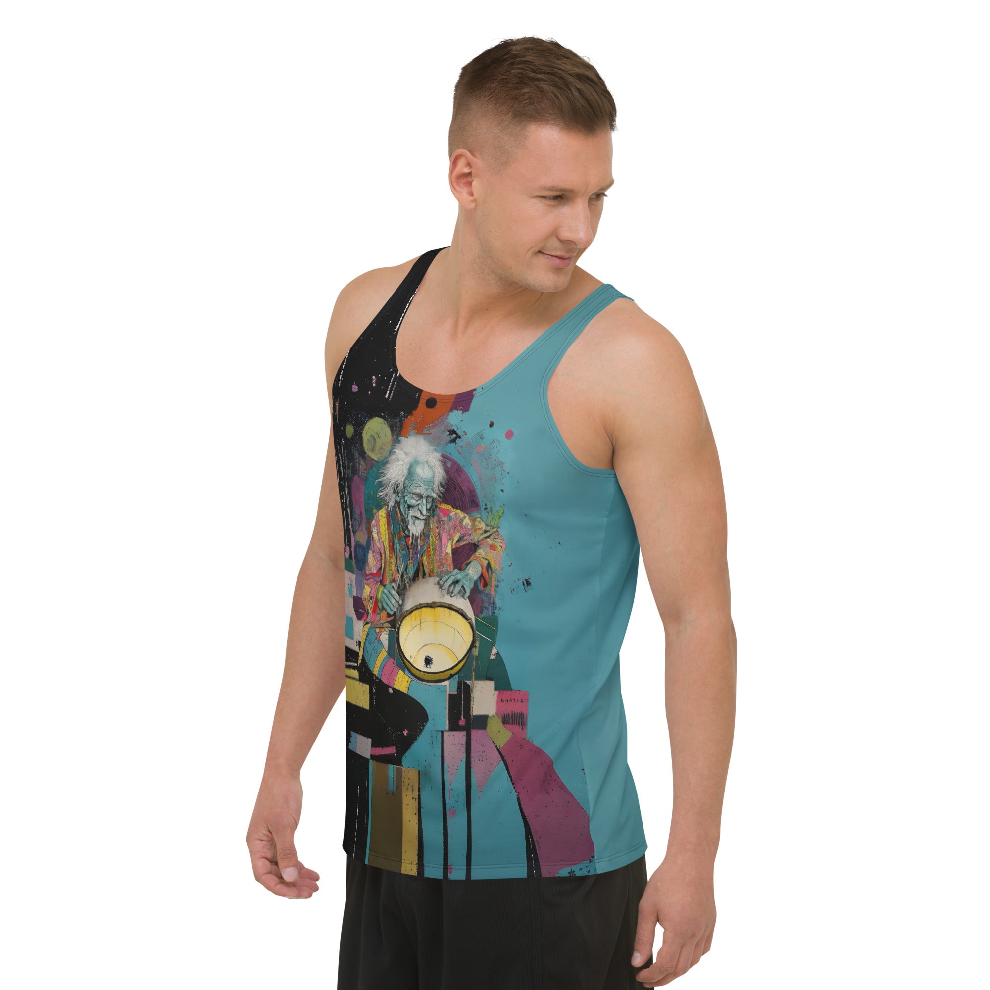 Men's Tank Top in Garden Glory Design