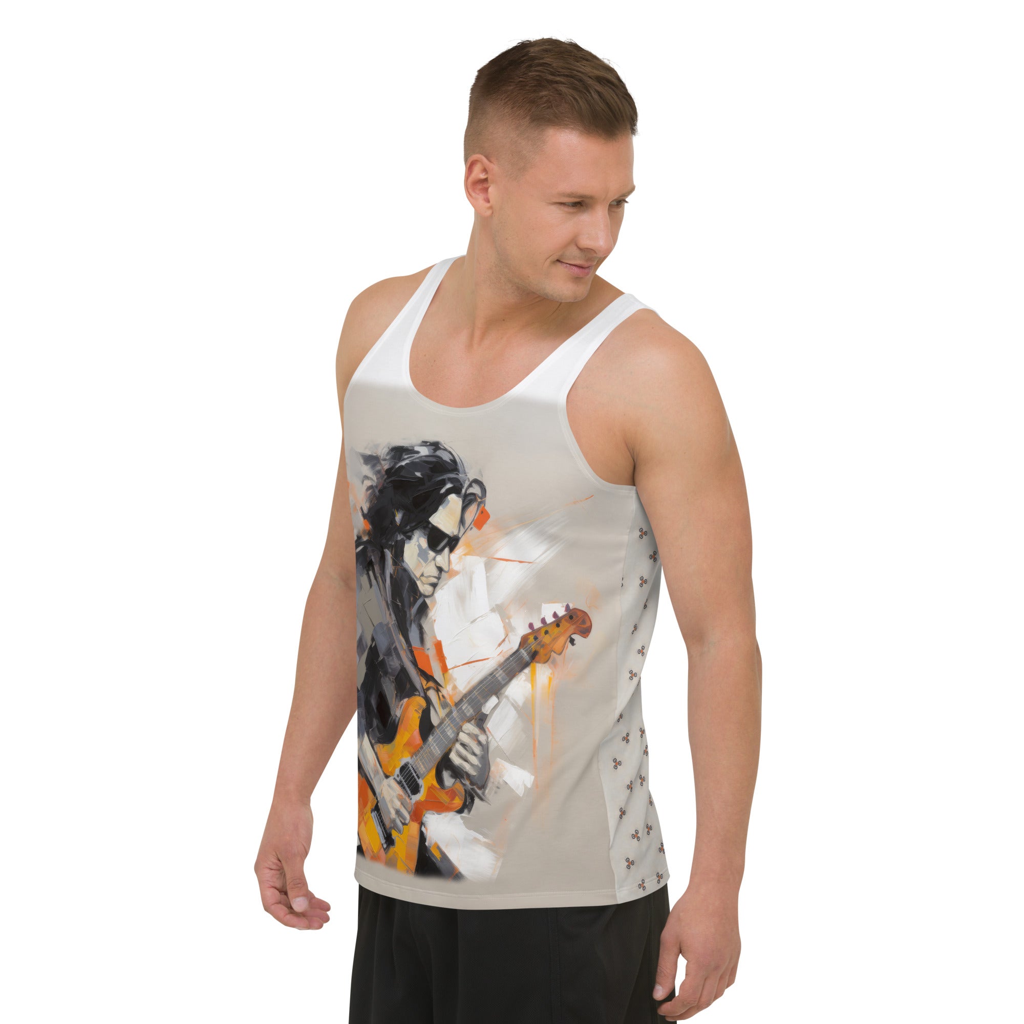 Stylish Misty Mountain Men's Tank Top on display.