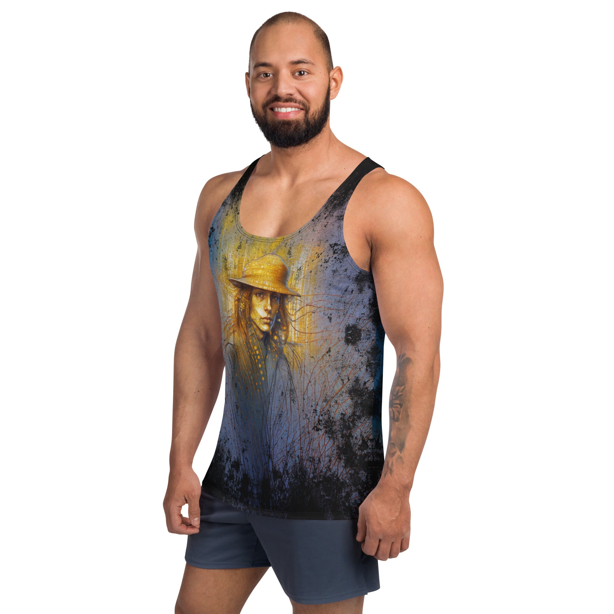 Comfortable Infinite Odyssey Men's Tank Top for active wear