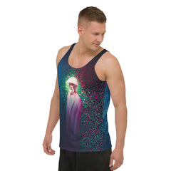 Celestial Aura Men's Tank Top - Comfortable Fit