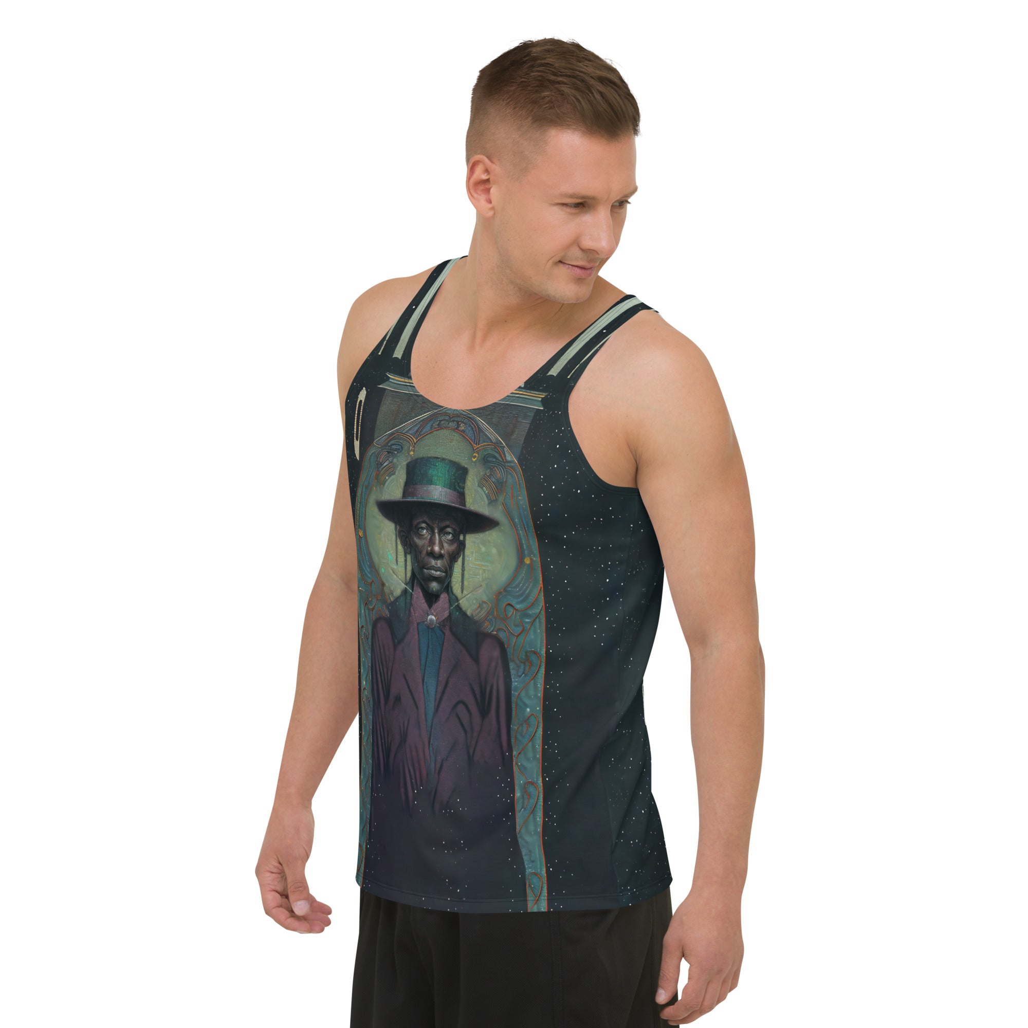 Men's Athletic Tank Top in Bold Horizon Style