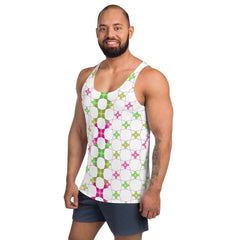 Man wearing Urban Grunge Men's Tank Top in city setting