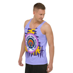 Inner Peace Men's Tank Top – side view for stylish activewear.