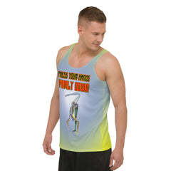 Lightweight men's tank top for active lifestyles.

