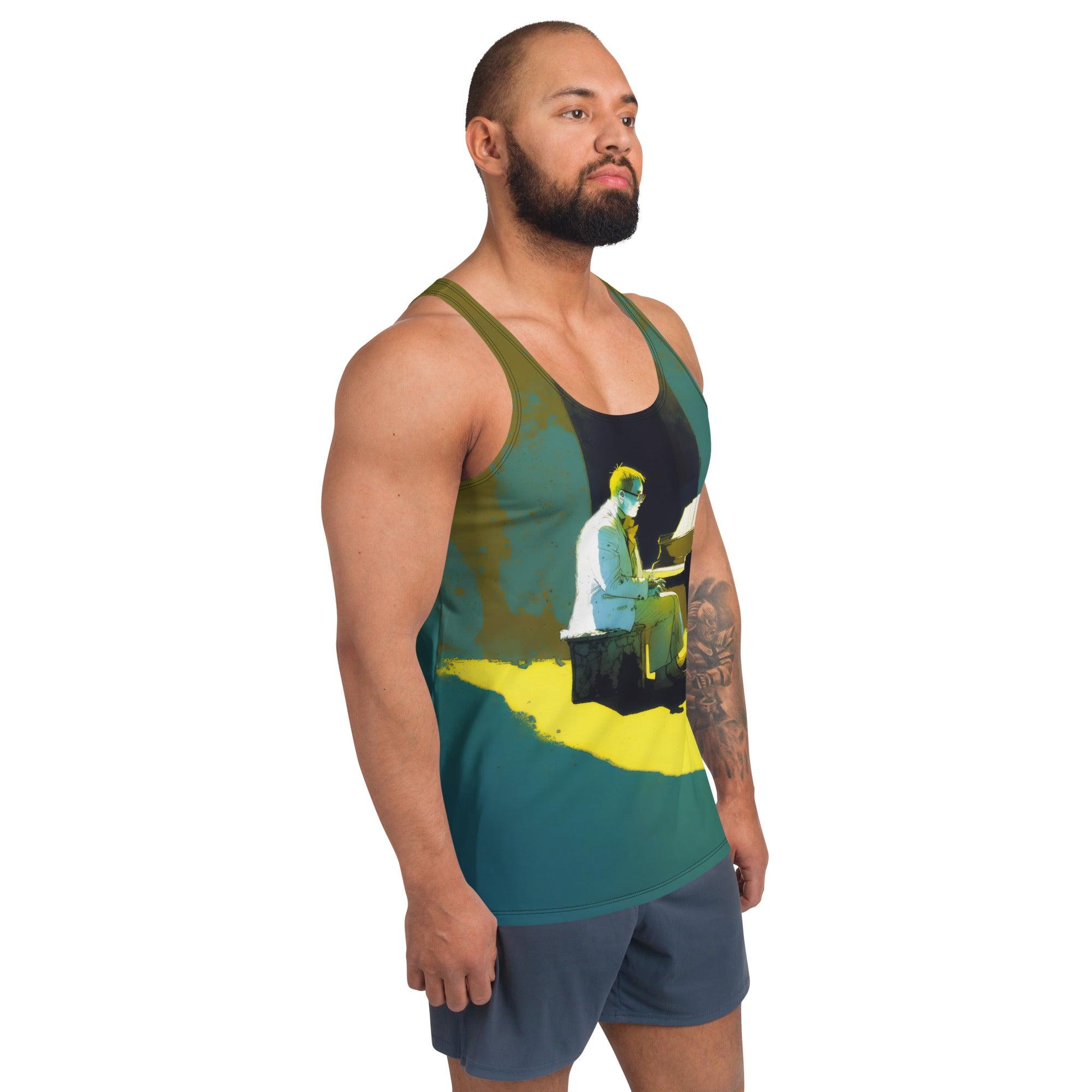 Eye-catching SurArt 88 Tank Top with original artwork, perfect for standing out in any crowd.