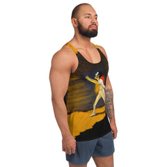 Bold and stylish SurArt 107 Tank Top, perfect for making a statement on and off the beach.