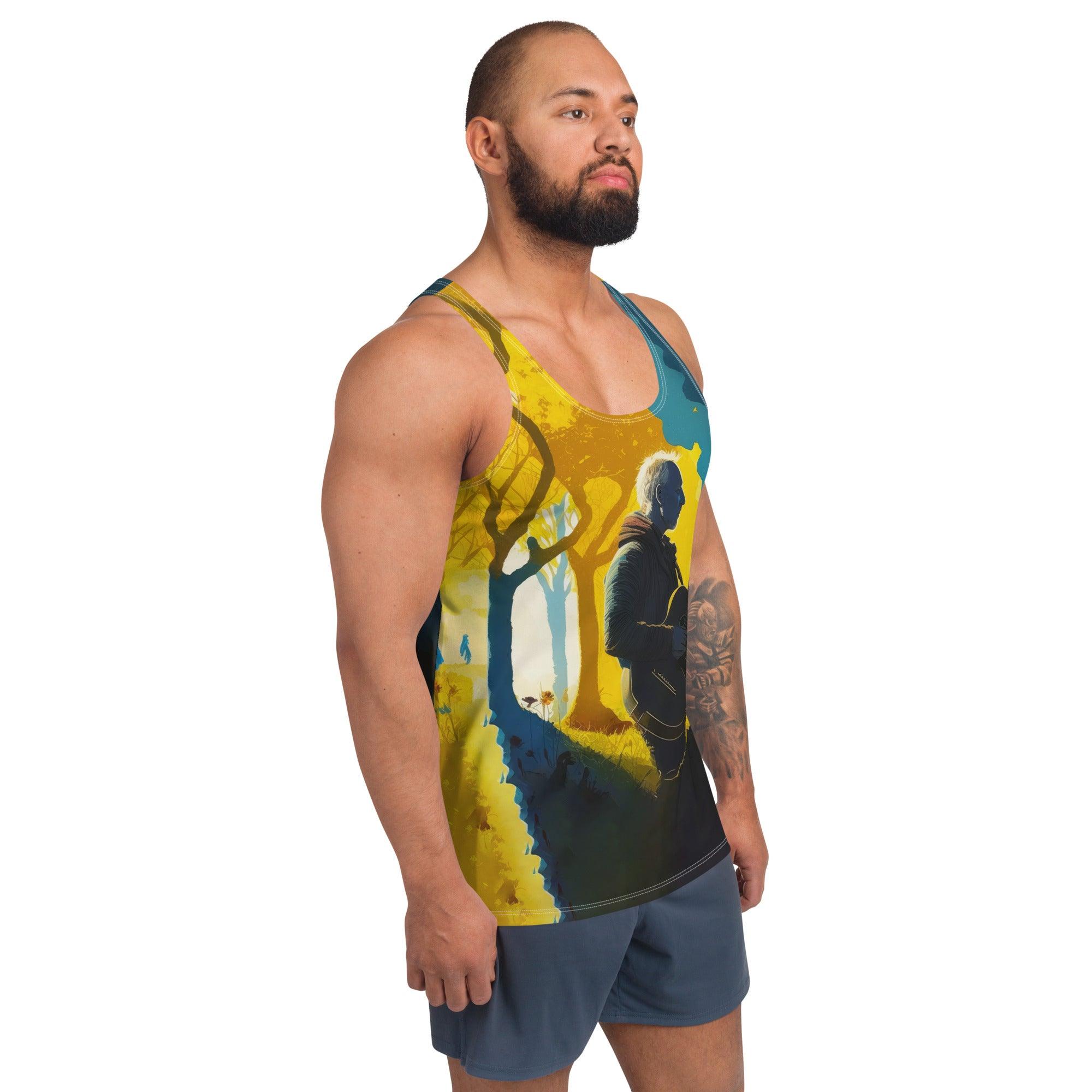 Elevate your surf wear with the exclusive design of the SurArt 115 Men's Tank Top.