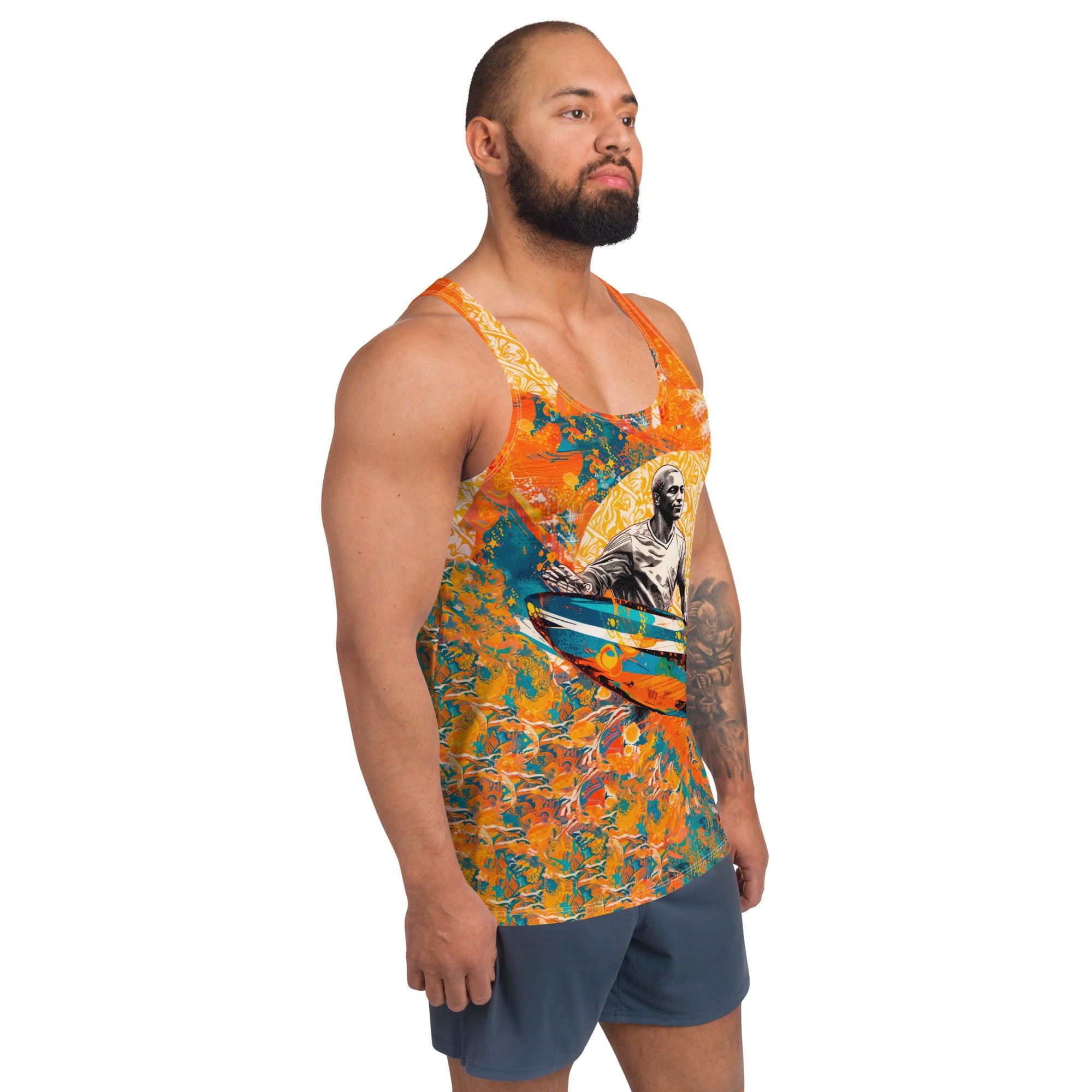 Surf Life All-Over Print Men's Tank Top Catch The Swell In Style - Beyond T-shirts