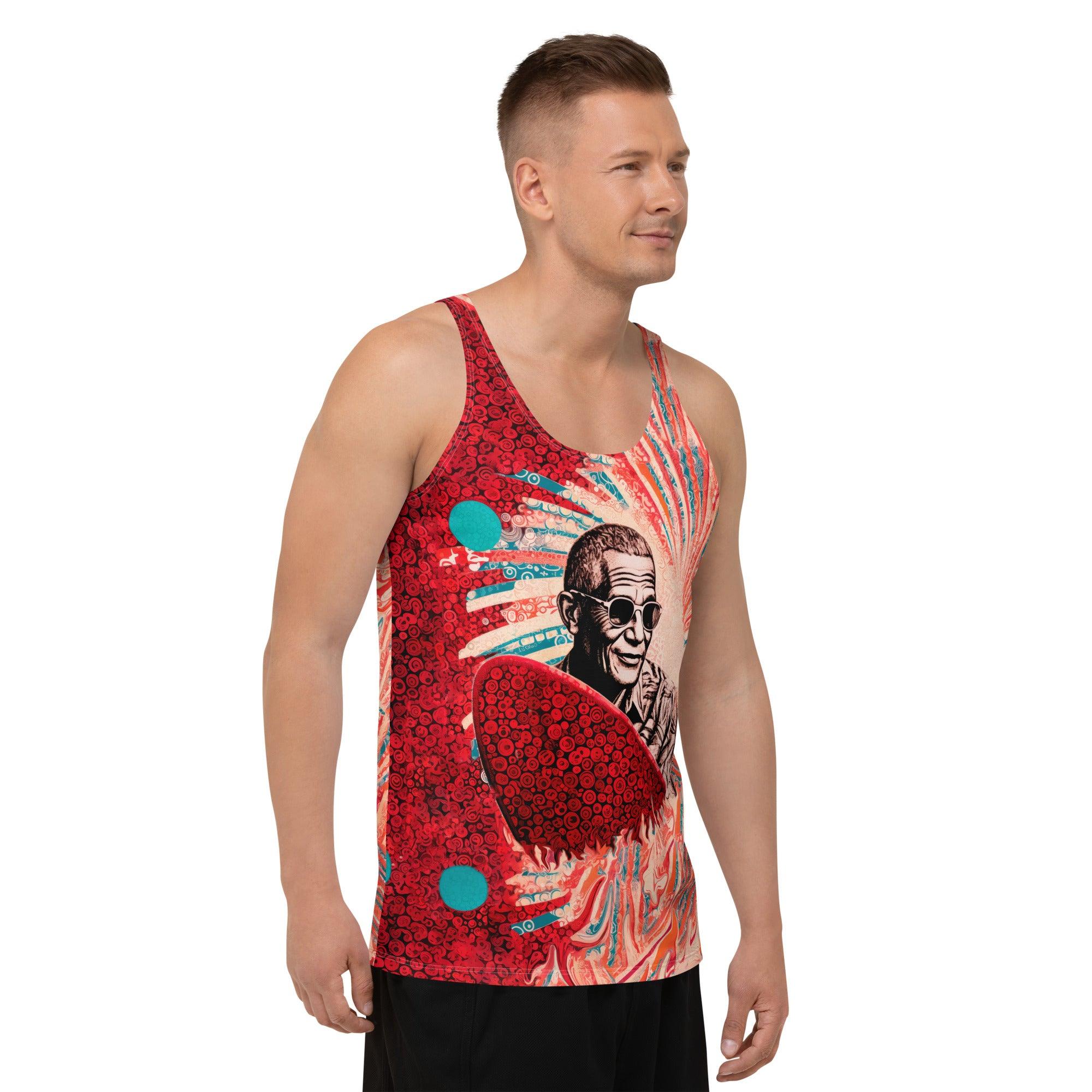 Men's Surfing Paradise All-Over Print Tank Top Embrace The Surf Culture - Beyond T-shirts