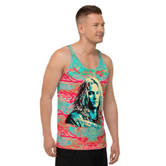 Coastal Harmony Men's All-Over Print Tank Top - Beyond T-shirts