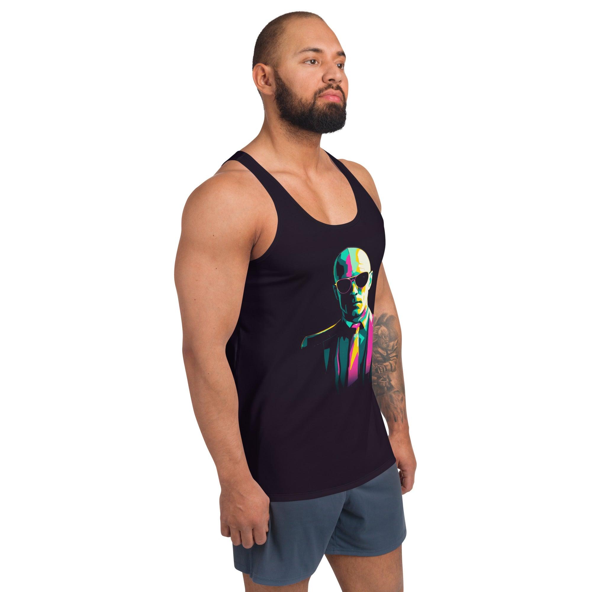 Earthy Tones All-Over Print Men's Tank Top - Beyond T-shirts