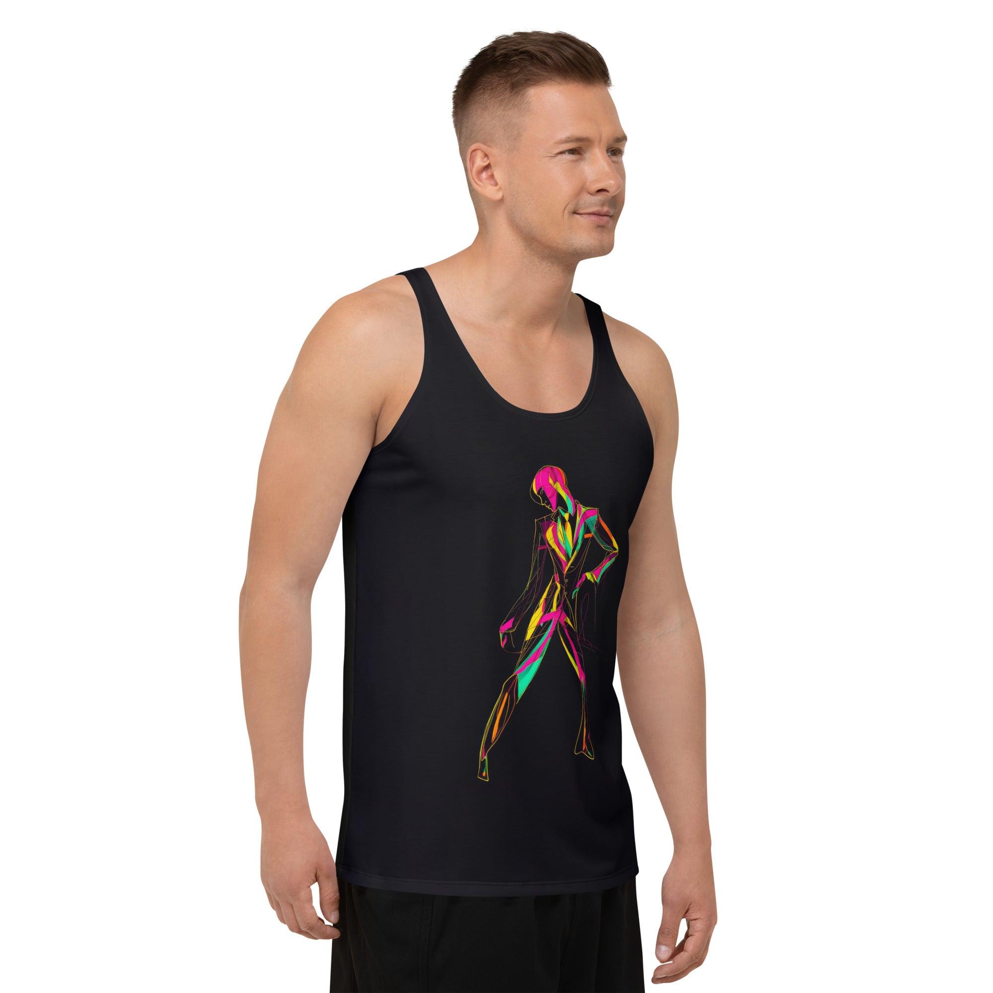 Geometric Symmetry All-Over Print Men's Tank Top - Beyond T-shirts