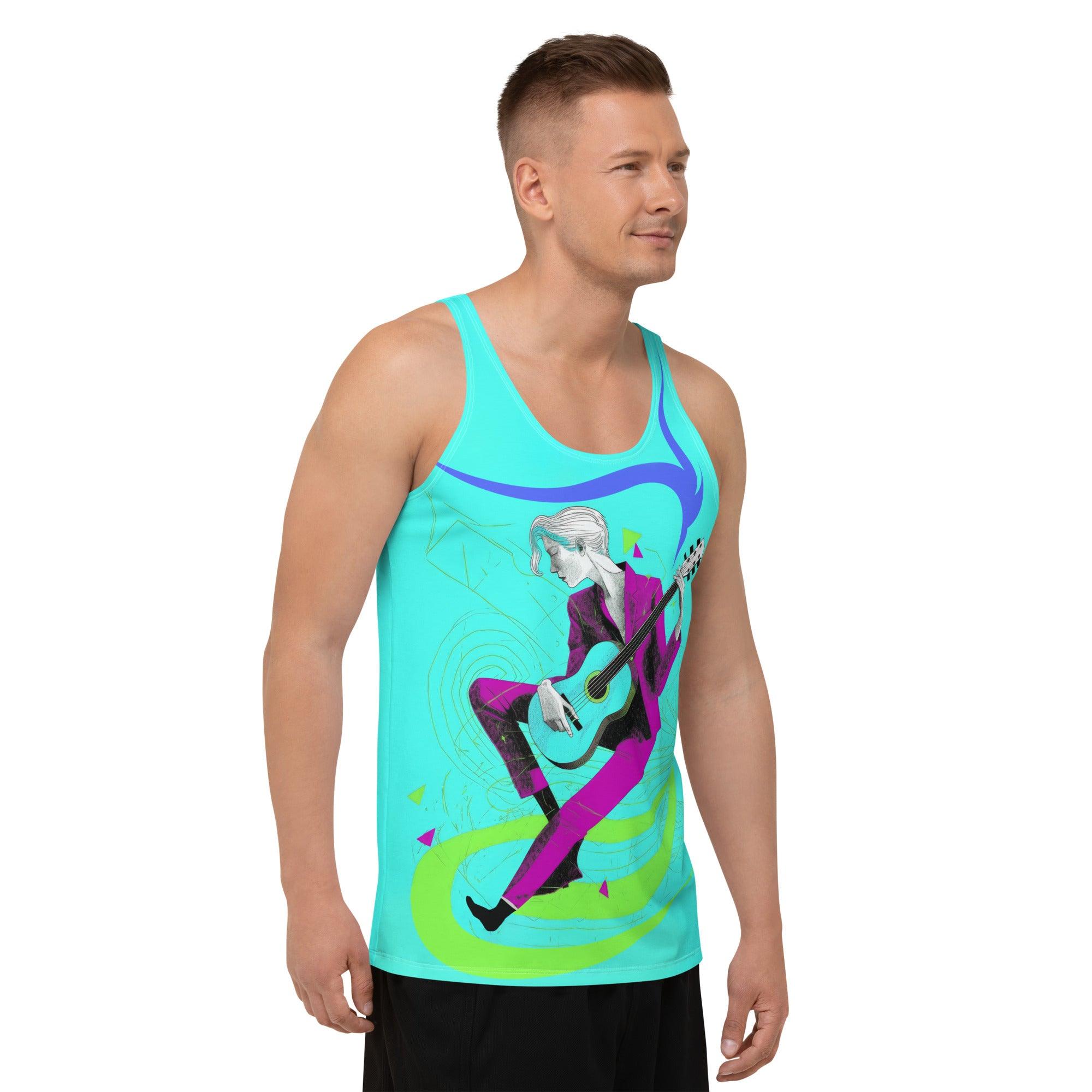 Fashionista Groove Men's All-Over Print Tank Top - Beyond T-shirts