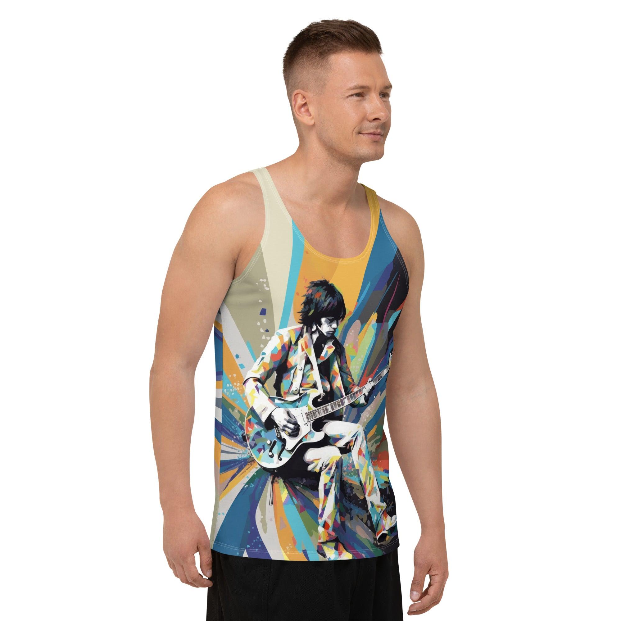 Fusion Groove Men's All-Over Print Tank Top - Beyond T-shirts