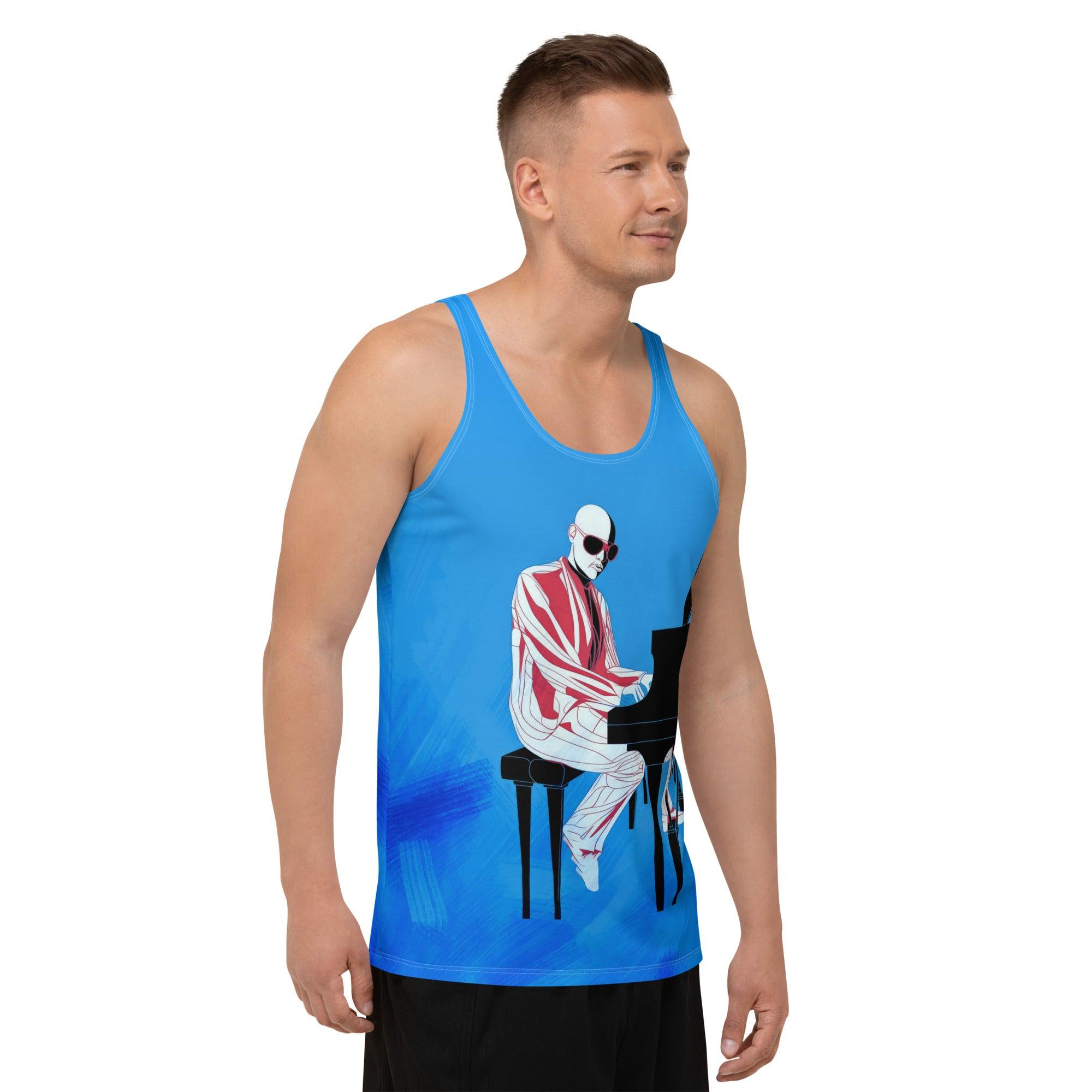 Stylish Symphony All-Over Print Men's Tank Top - Beyond T-shirts