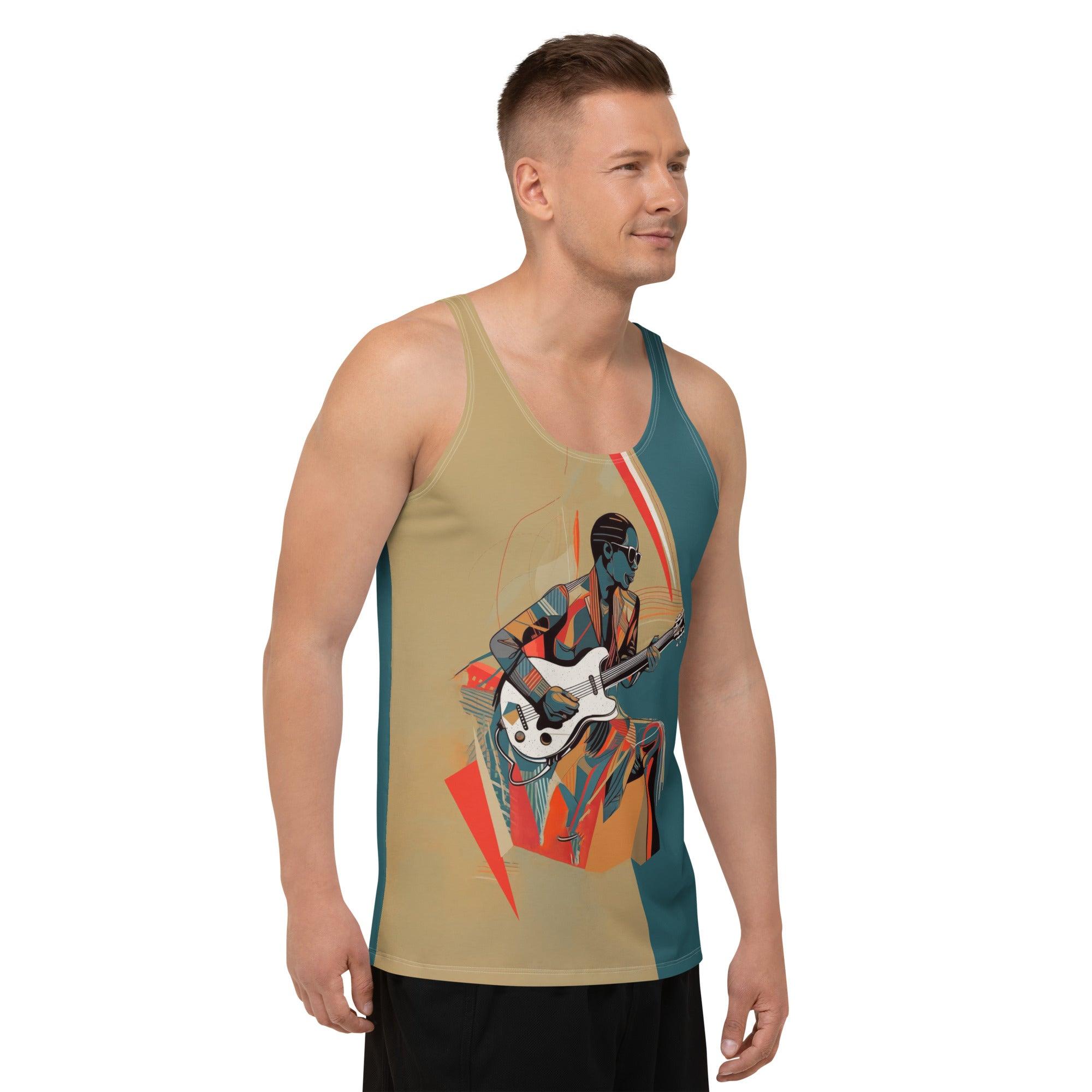 Fashionista Fusion Men's Trendy Tank Top - Beyond T-shirts