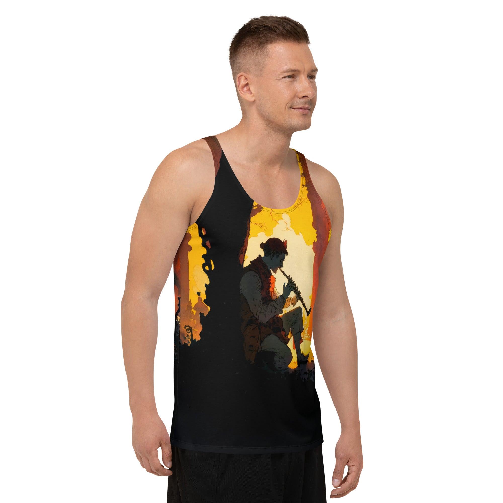 Headphones Haven Men's Tank Top - Immersed in Sound - Beyond T-shirts