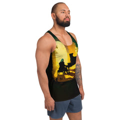 Beat-Infused Fashion: Men's Music Concert Tank Top - Beyond T-shirts