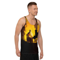 Rock & Roll Vibes Men's Music Tank Top - Beyond T-shirts