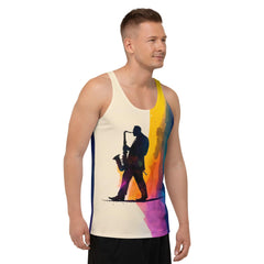 Beats and Bass All-Over Print Tank Top - Beyond T-shirts