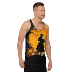 Groovy Music Vibes All-Over Print Tank Top - Beyond T-shirts