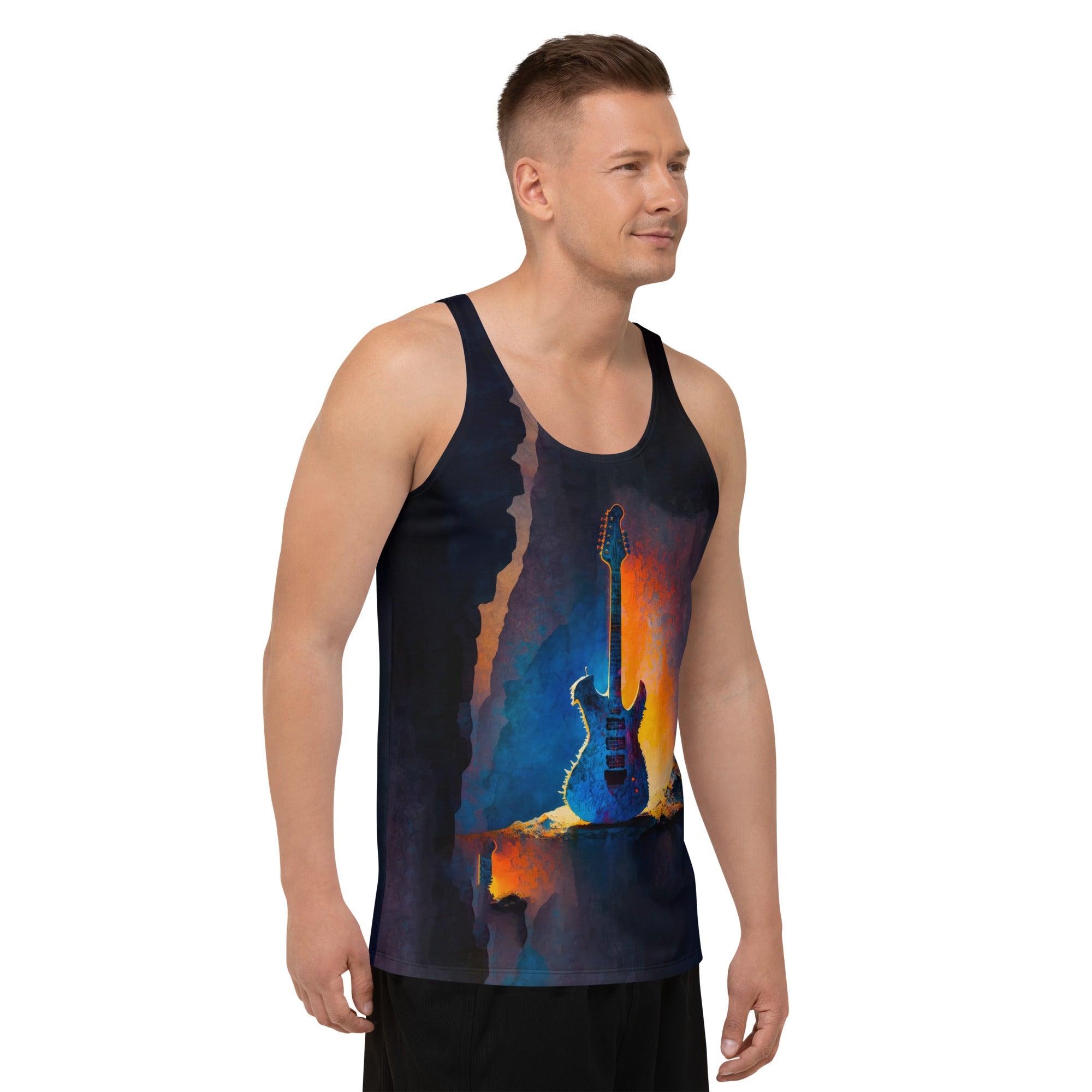 Electric Guitar Jam Men's Tank Top - Beyond T-shirts