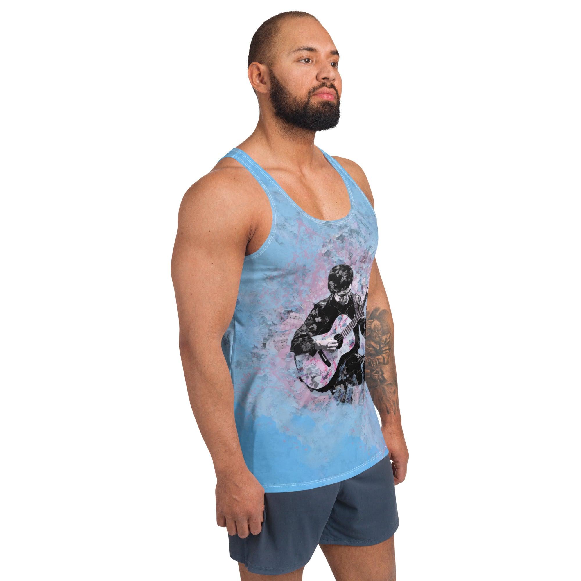 Melodies Unbound Men's Music-Inspired Tank Top - Beyond T-shirts
