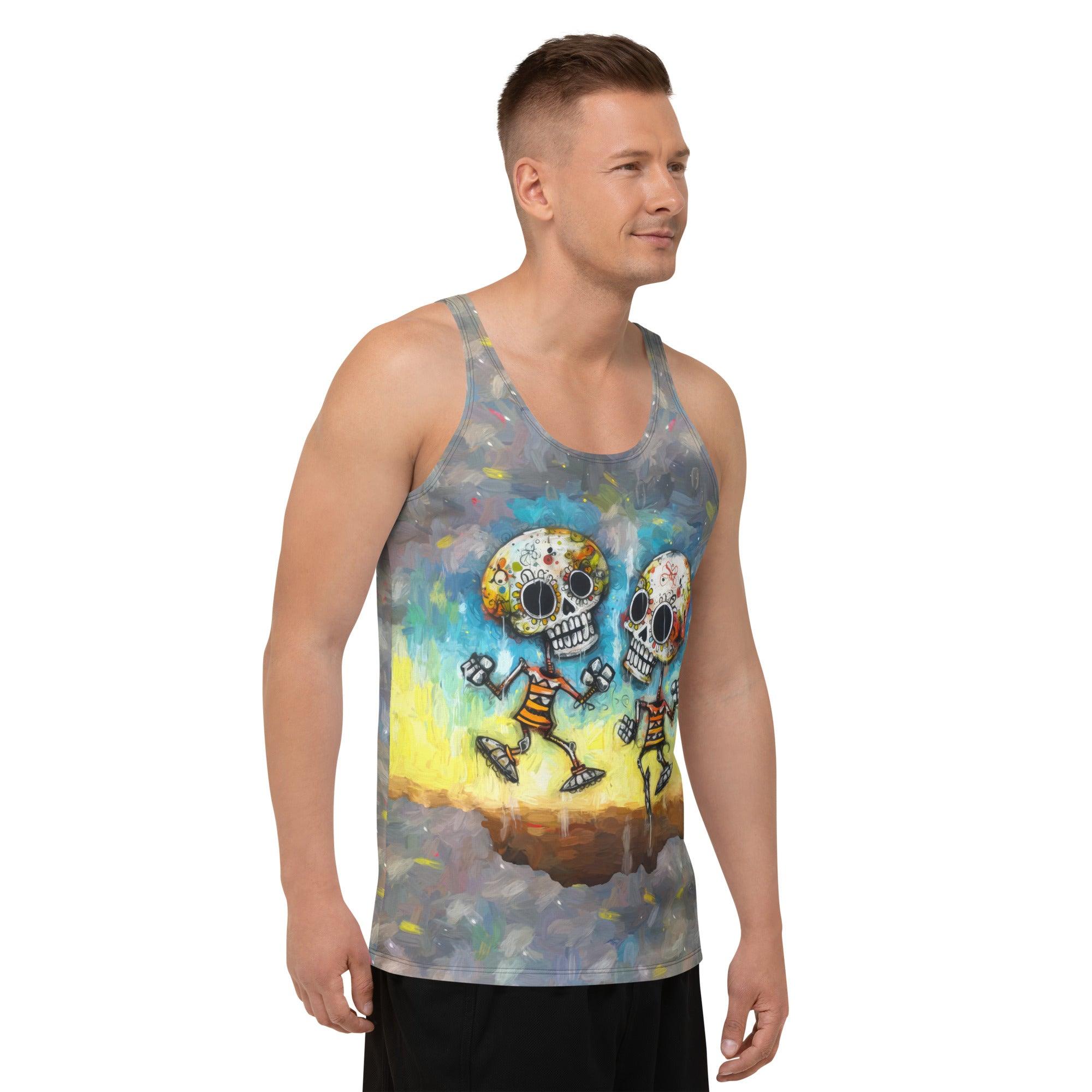 Wickedly Wonderful Cats Men's All-Over Print Tank Top - Beyond T-shirts