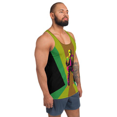 Retro Chic Revival Men's All-Over Print Tank Top - Beyond T-shirts