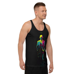 Minimalist Geometric Vibes Men's All-Over Print Tank Top - Beyond T-shirts