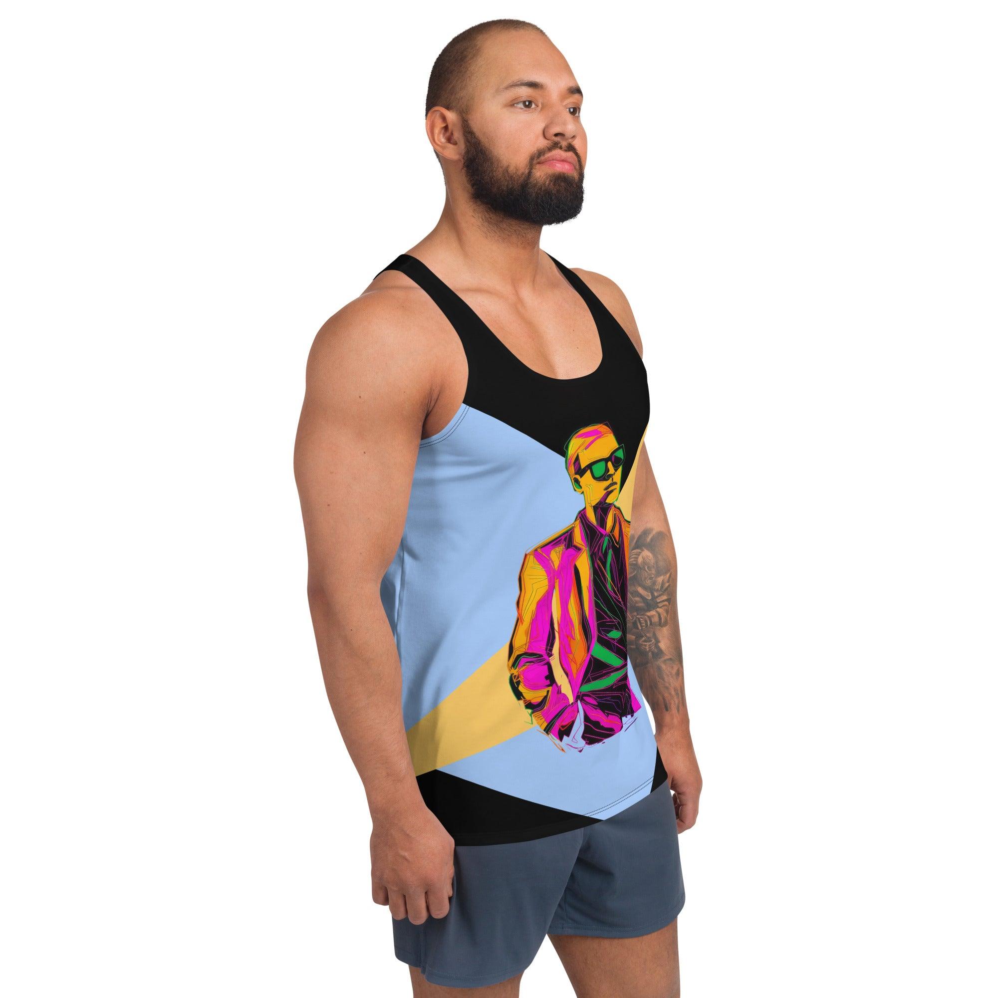 Streetwear Statement Piece Men's All-Over Print Tank Top - Beyond T-shirts