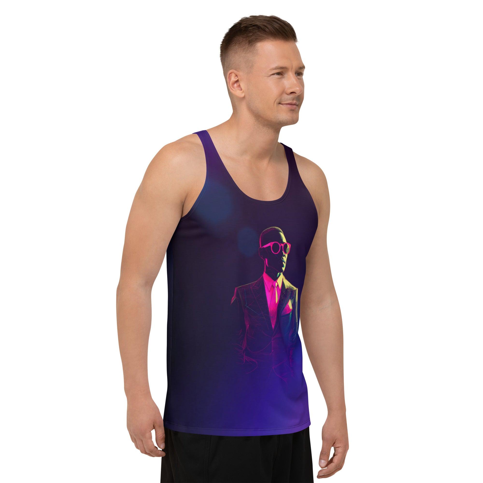 Art Deco Inspired Style Men's All-Over Print Tank Top - Beyond T-shirts