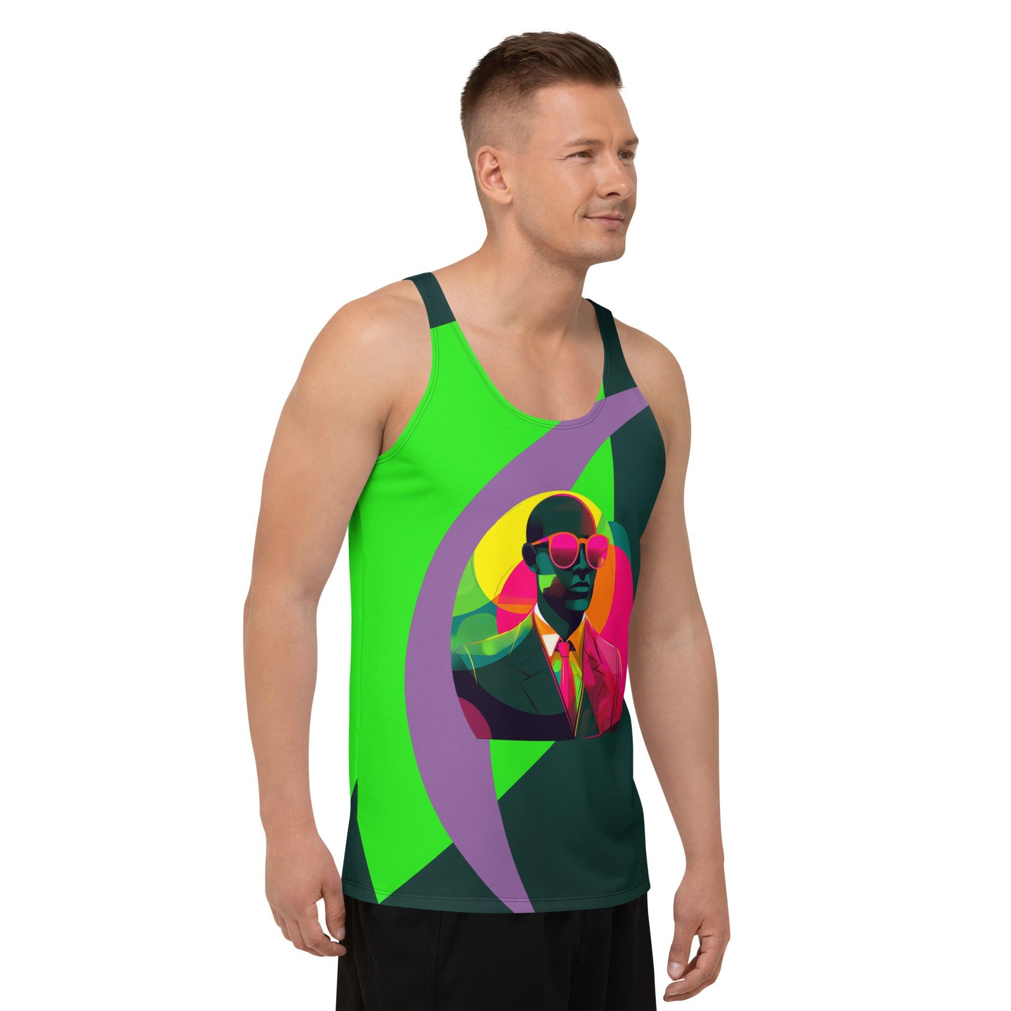 Vintage Vogue Vibes Men's All-Over Print Tank Top - Beyond T-shirts