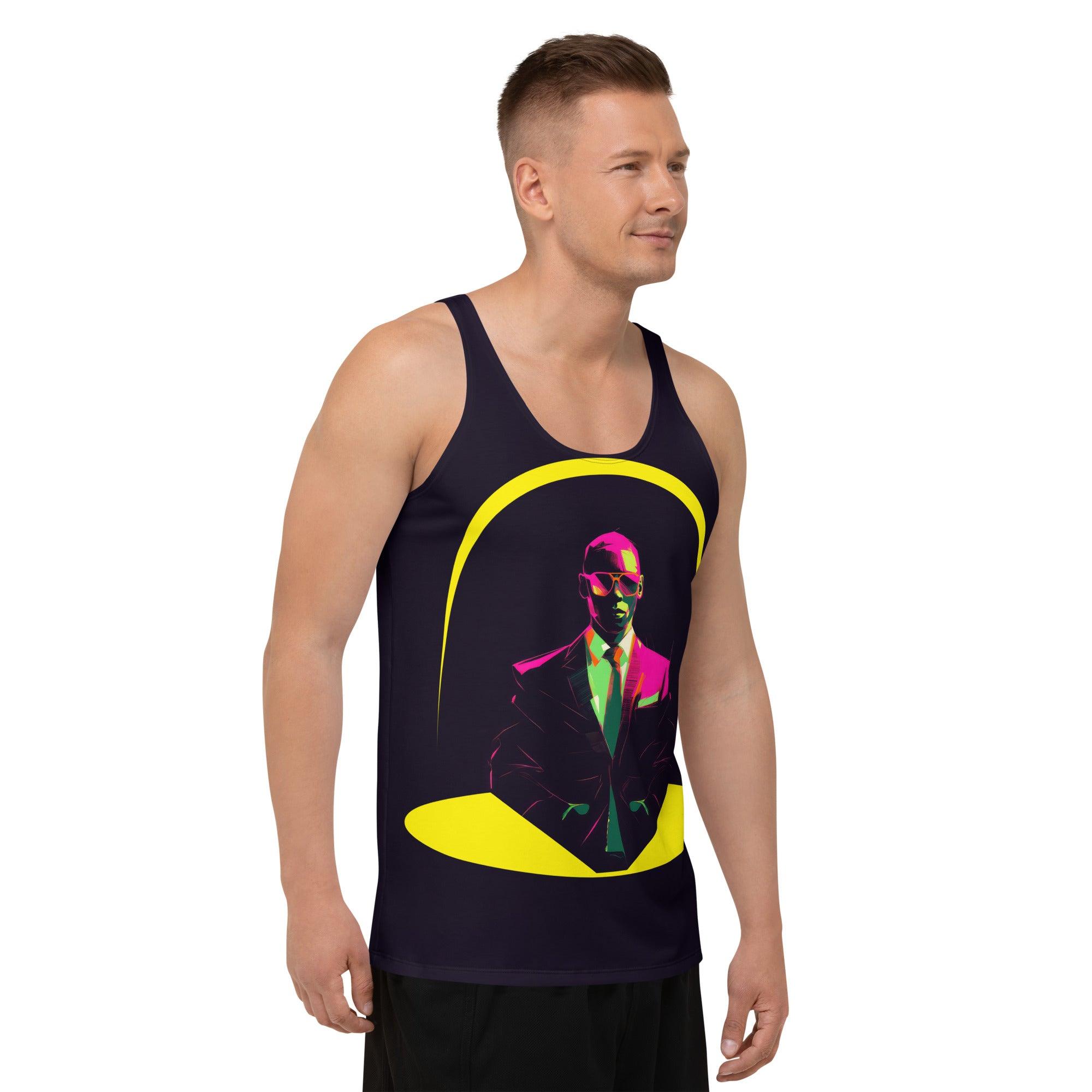 Artistic Abstract Expression Men's All-Over Print Tank Top - Beyond T-shirts