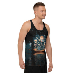 Rock 'n' Roll Revolution Music Graffiti Men's Tank Top - Beyond T-shirts