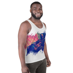 Floral Dreamscape All-Over Print Men's Tank Top - Beyond T-shirts