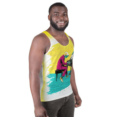 Urban Elegance All-Over Print Men's Tank Top - Beyond T-shirts