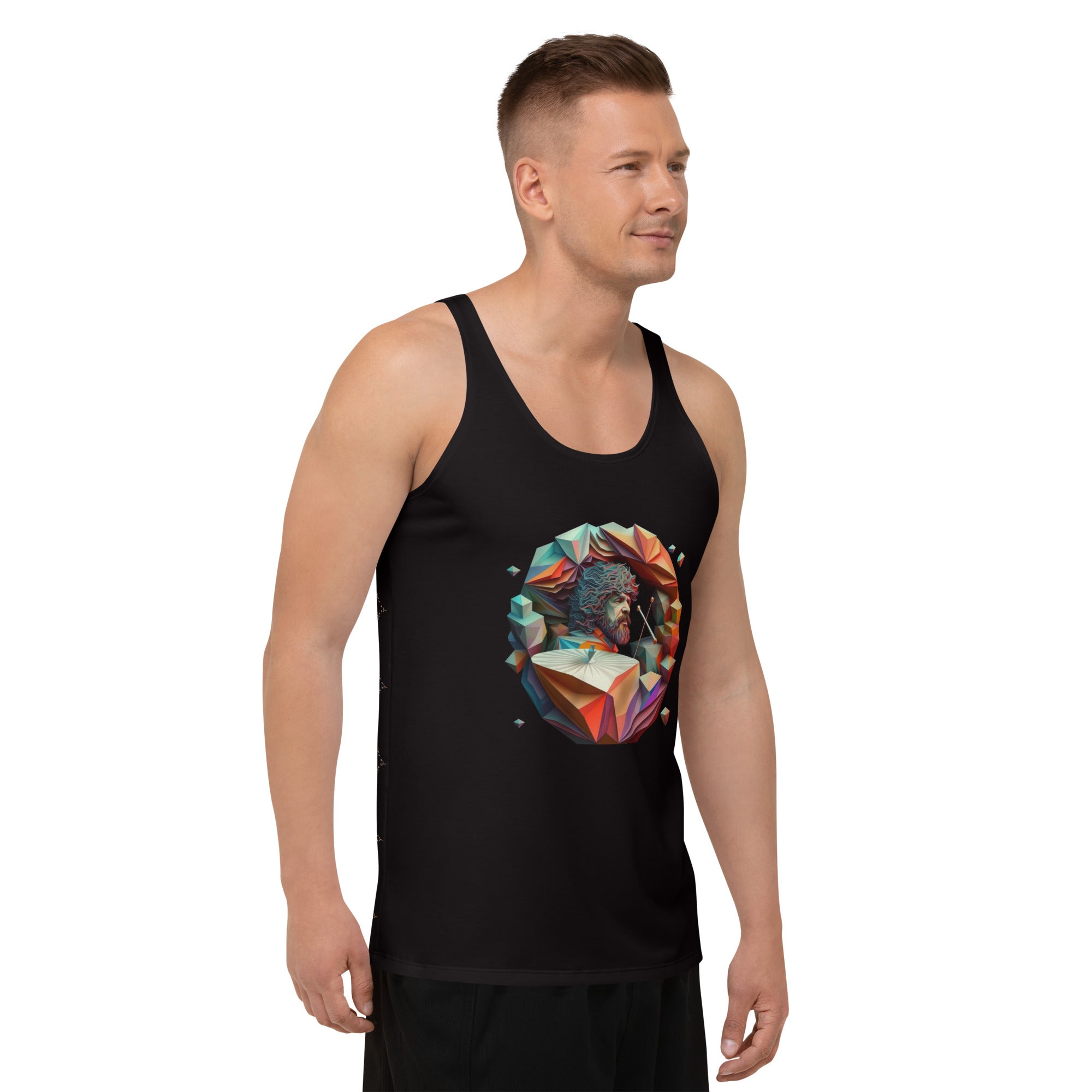 Rhythmic Ripples Men's Tank Top