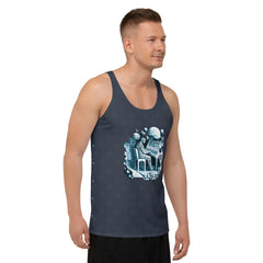 Classical Charm All-Over Print Men's Tank Top