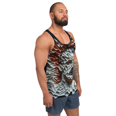 Sax in the City All-Over Print Men's Tank Top