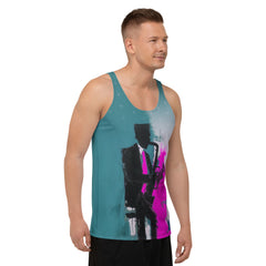 Minimalist Night Sky Men's Tank Top