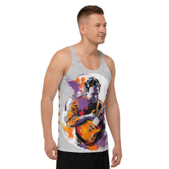 Abstract Ember Men's Tank Top