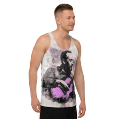 Monochrome Abstract Men's Tank Top