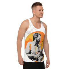 Modern Minimalist All-Over Print Men's Tank Top