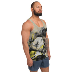 Subdued Geometry All-Over Print Men's Tank Top