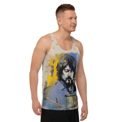 Abstract Ocean Waves Men's Tank Top