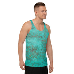 Weathered Stone All-Over Print Men's Tank Top