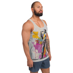 Abstract Echoes All-Over Print Men's Tank Top